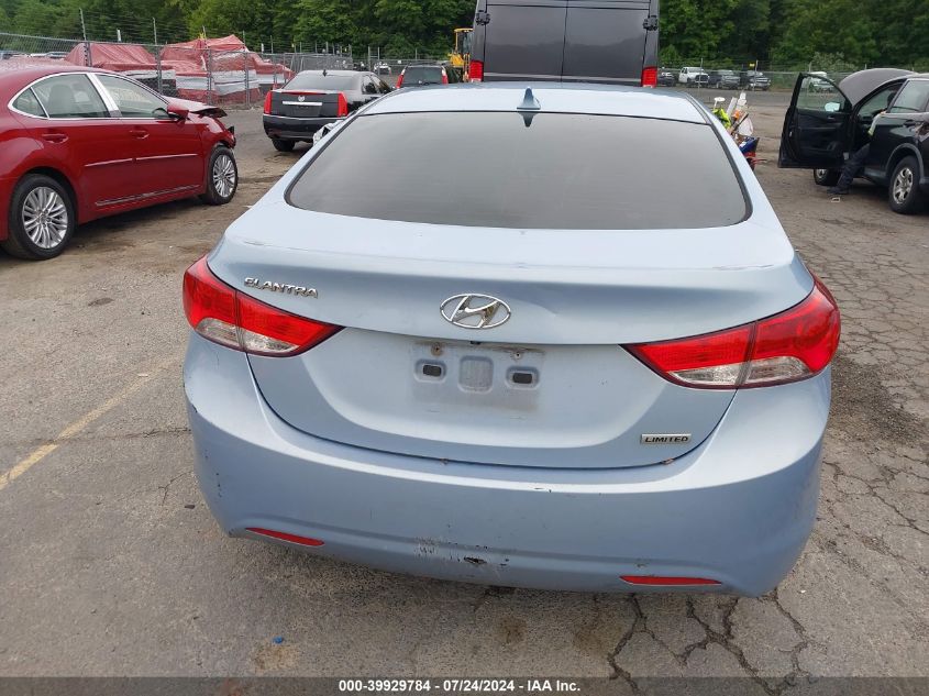 2012 Hyundai Elantra Limited (Ulsan Plant) VIN: KMHDH4AE7CU364324 Lot: 39929784