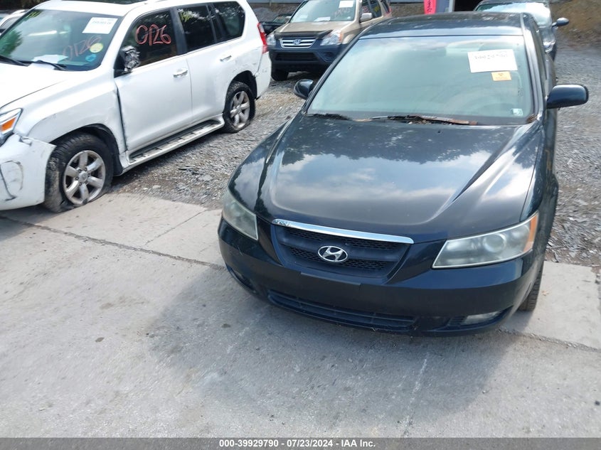 2007 Hyundai Sonata Limited/Se V6 VIN: 5NPEU46F57H224424 Lot: 39929790