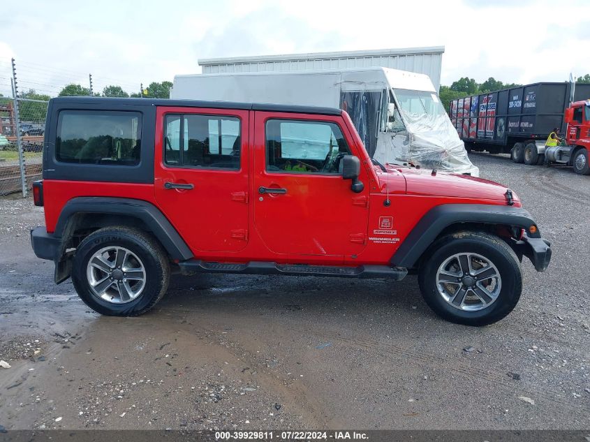 2012 Jeep Wrangler Unlimited Sport Rhd VIN: 1C4BJWKG1CL149944 Lot: 39929811