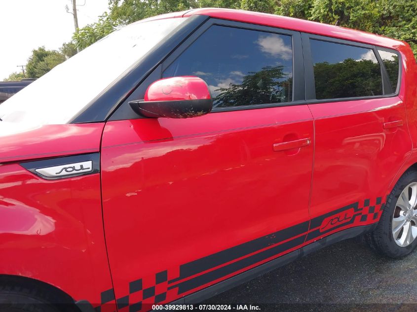 2015 Kia Soul + VIN: KNDJP3A51F7798195 Lot: 39929813