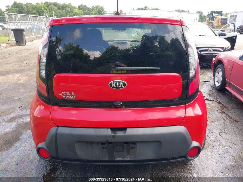 2015 Kia Soul + VIN: KNDJP3A51F7798195 Lot: 39929813