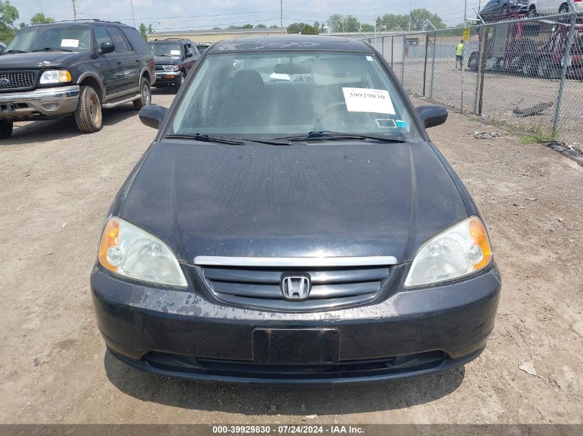 2003 Honda Civic Ex VIN: 2HGES26703H624110 Lot: 39929830