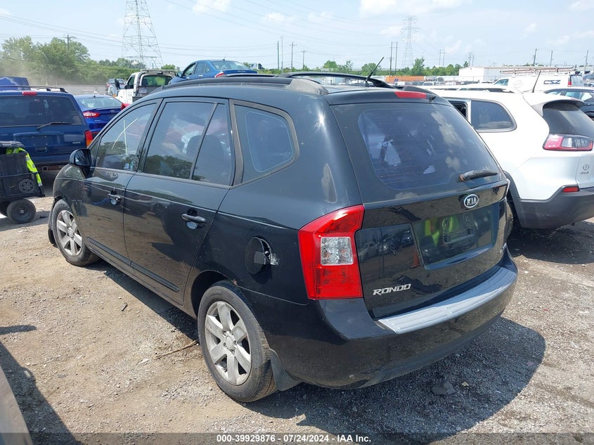 2008 Kia Rondo Lx/Ex VIN: KNAFG526287179372 Lot: 39929876