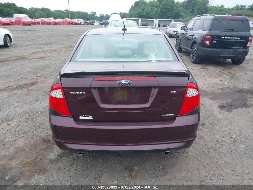 2012 Ford Fusion Se VIN: 3FAHP0HG5CR406446 Lot: 39929899