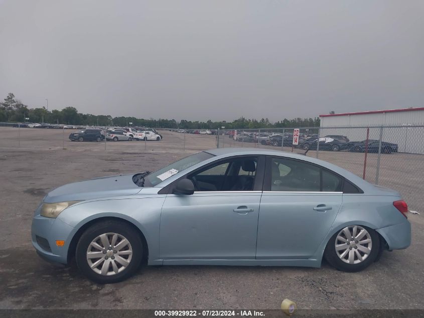 2011 Chevrolet Cruze Ls VIN: 1G1PC5SH4B7225692 Lot: 39929922