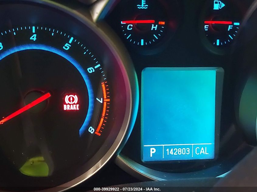 2011 Chevrolet Cruze Ls VIN: 1G1PC5SH4B7225692 Lot: 39929922