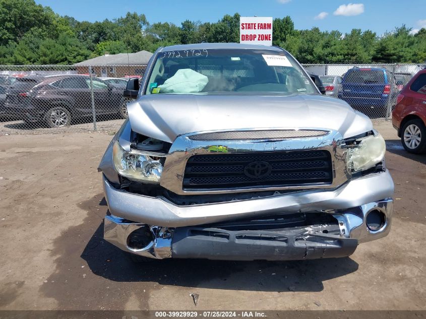 2007 Toyota Tundra Sr5 V8 VIN: 5TBRV54147S457225 Lot: 39929929