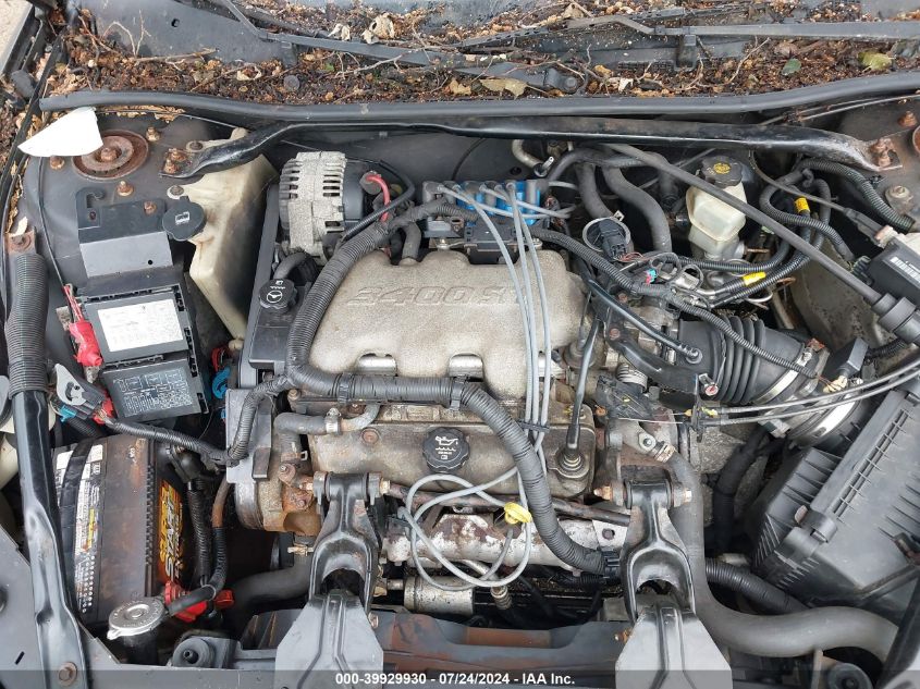 2003 Chevrolet Monte Carlo Ls VIN: 2G1WW12E939406708 Lot: 39929930