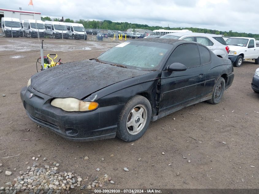 2G1WW12E939406708 | 2003 CHEVROLET MONTE CARLO