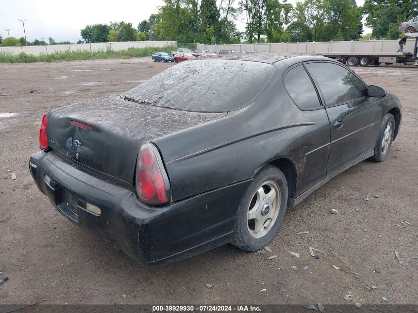 2G1WW12E939406708 | 2003 CHEVROLET MONTE CARLO