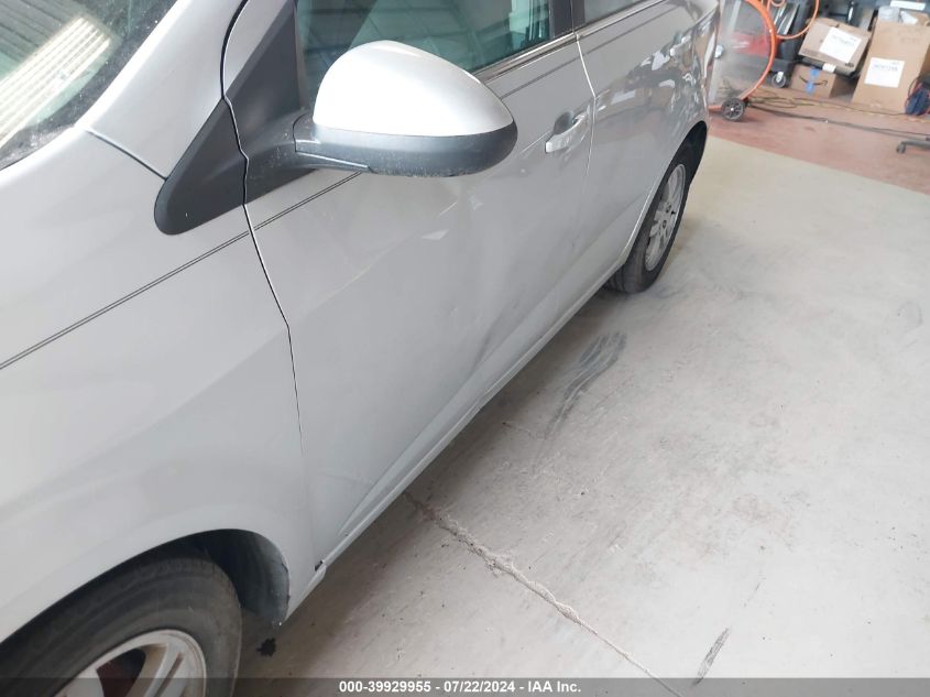 2015 Chevrolet Sonic Lt Auto VIN: 1G1JC5SH9F4181086 Lot: 39929955