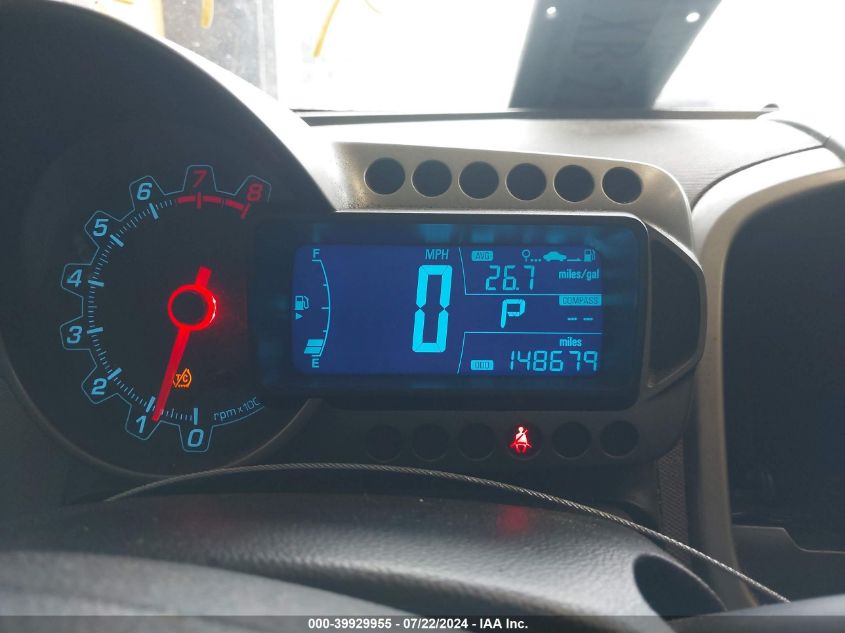 2015 Chevrolet Sonic Lt Auto VIN: 1G1JC5SH9F4181086 Lot: 39929955