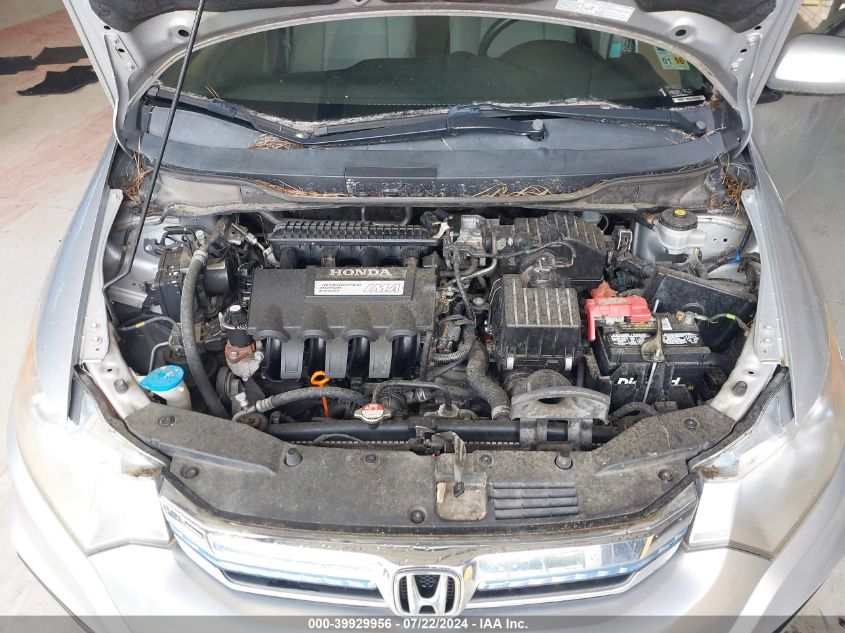 2012 Honda Insight Lx VIN: JHMZE2H52CS004188 Lot: 39929956