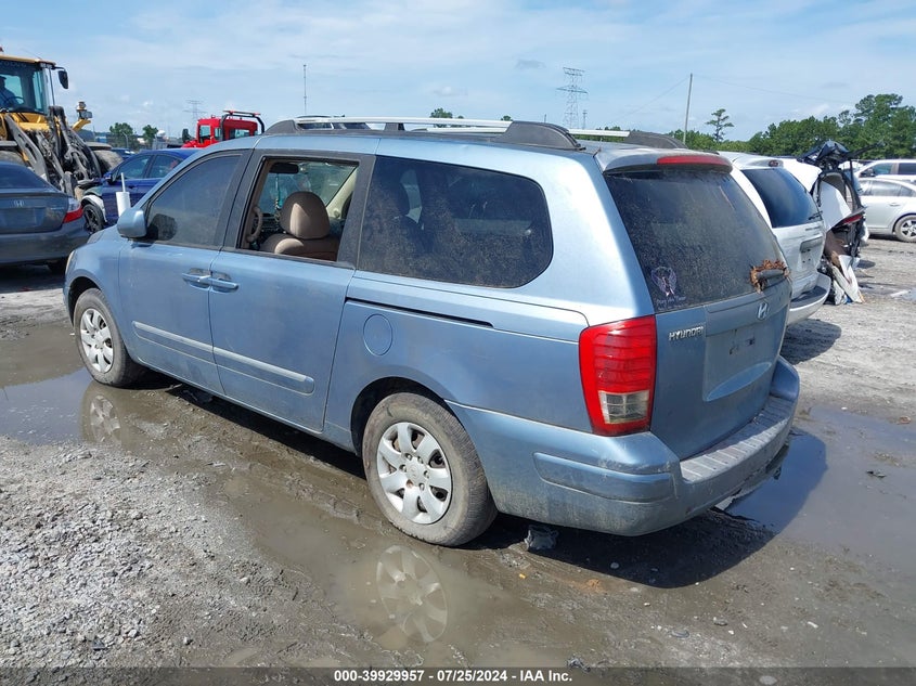 2007 Hyundai Entourage Gls/Limited/Se VIN: KNDMC233876040439 Lot: 39929957