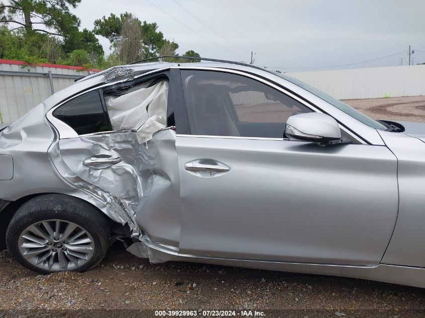 2019 Infiniti Q50 3.0T Luxe VIN: JN1EV7AR1KM558774 Lot: 39929963