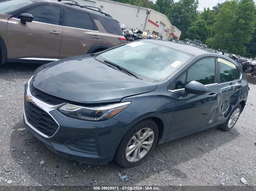 2019 Chevrolet Cruze Lt VIN: 3G1BE6SM4KS542011 Lot: 39929973