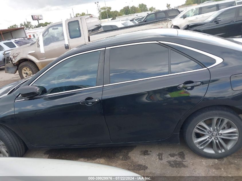 2015 Toyota Camry Se VIN: 4T1BF1FKXFU105406 Lot: 39929976