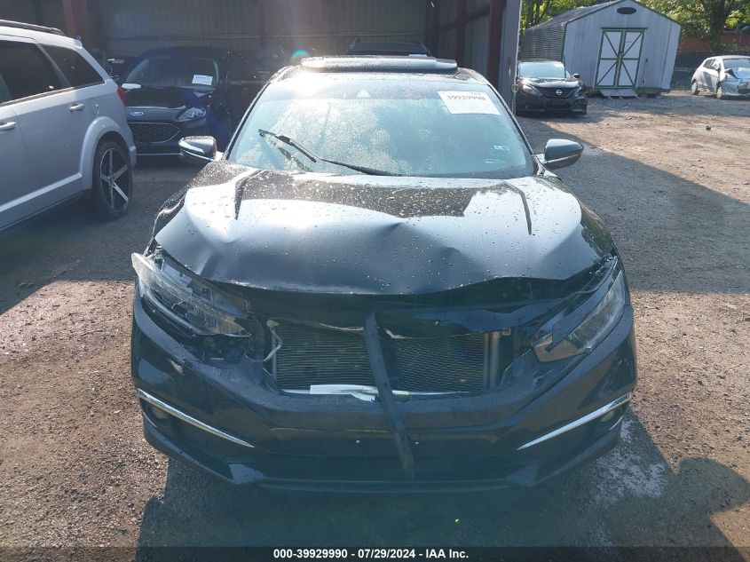 2019 Honda Civic Touring VIN: 19XFC1F90KE201646 Lot: 39929990