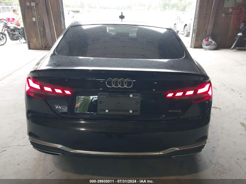 2021 Audi A5 Sportback Premium 45 Tfsi Quattro S Tronic VIN: WAUDACF56MA017210 Lot: 39930011