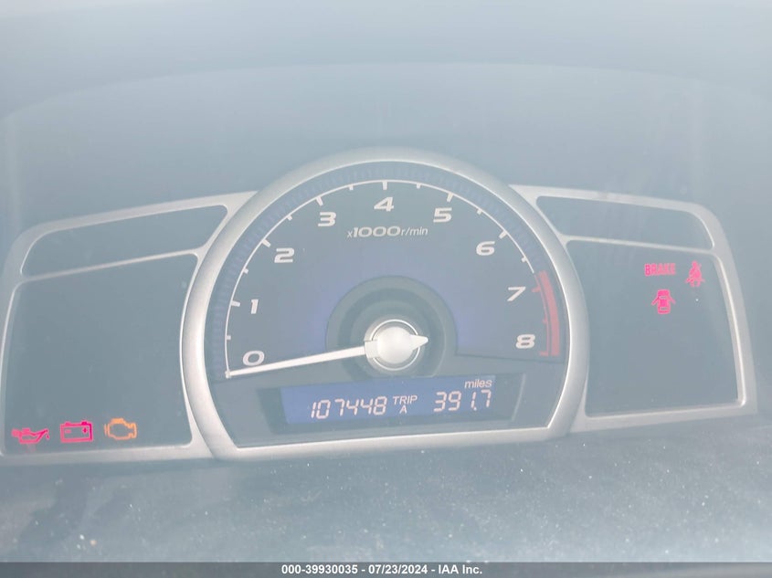 2008 Honda Civic Ex VIN: 1HGFA15888L065458 Lot: 39930035