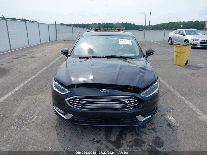 2017 Ford Fusion Hybrid Titanium VIN: 3FA6P0RU9HR278490 Lot: 39930048