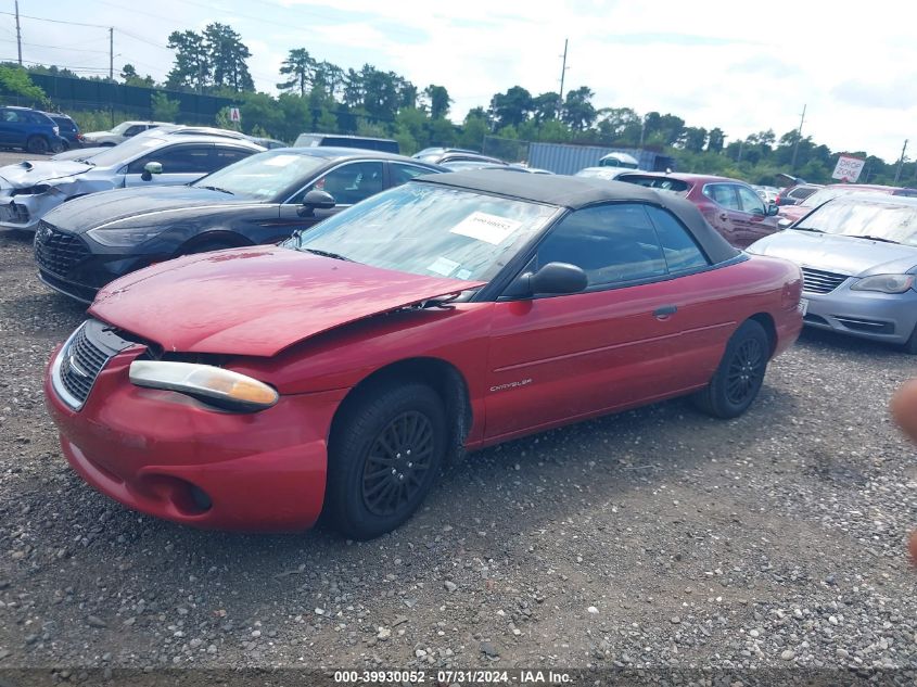 1999 Chrysler Sebring Jx VIN: 3C3EL45H7XT517008 Lot: 40519595