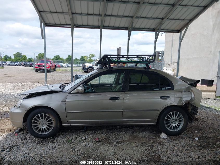 2003 Honda Civic Ex VIN: 2HGES26723H612699 Lot: 39930082