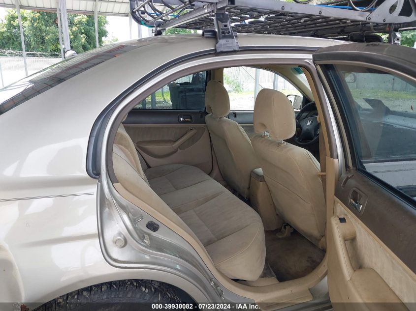 2003 Honda Civic Ex VIN: 2HGES26723H612699 Lot: 39930082