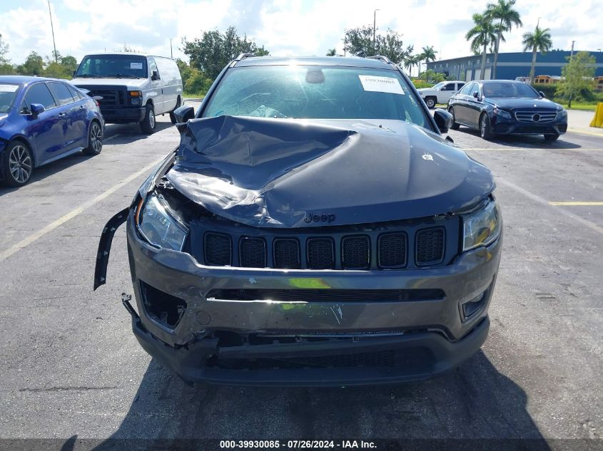 2021 Jeep Compass Latitude VIN: 3C4NJCBB4MT596855 Lot: 39930085