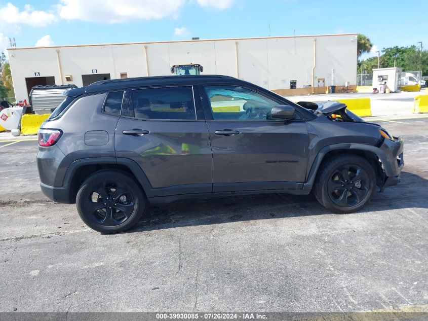 2021 Jeep Compass Latitude VIN: 3C4NJCBB4MT596855 Lot: 39930085