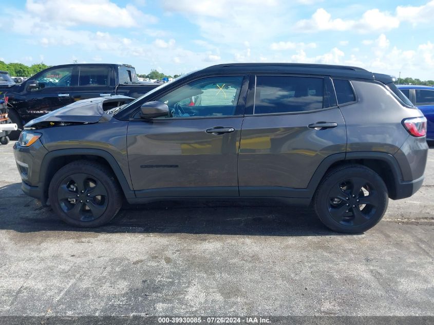 2021 Jeep Compass Latitude VIN: 3C4NJCBB4MT596855 Lot: 39930085