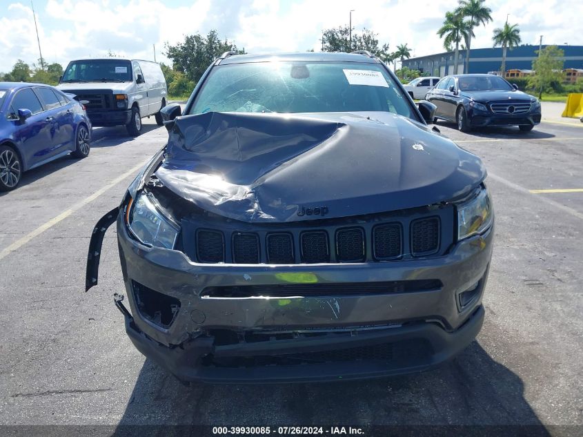 2021 Jeep Compass Latitude VIN: 3C4NJCBB4MT596855 Lot: 39930085