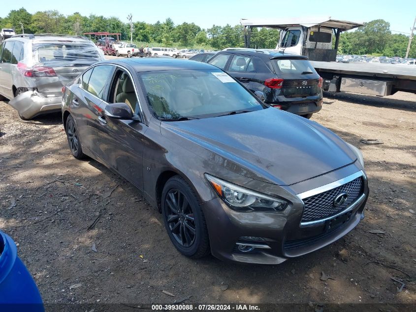 2014 Infiniti Q50 Premium VIN: JN1BV7AR8EM692575 Lot: 39930088