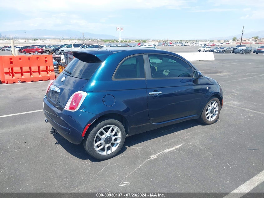 2013 Fiat 500 Pop VIN: 3C3CFFAR9DT574752 Lot: 39930137