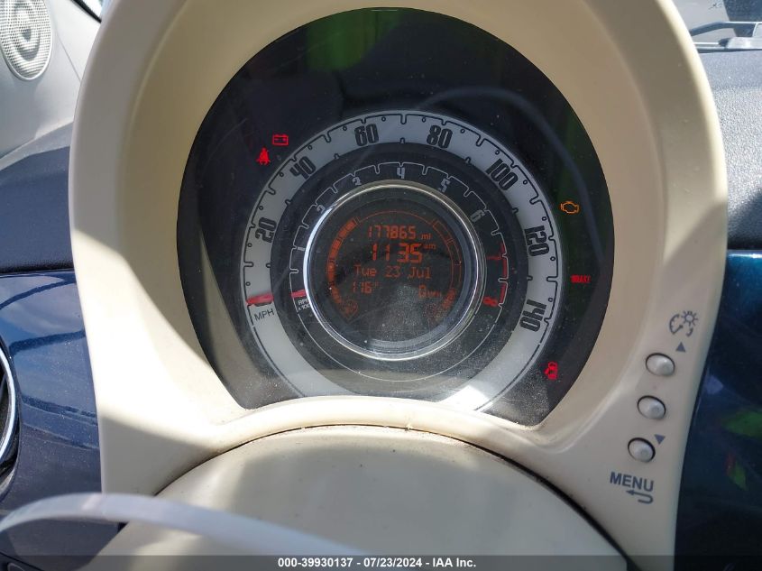 2013 Fiat 500 Pop VIN: 3C3CFFAR9DT574752 Lot: 39930137