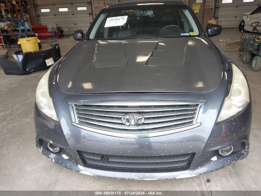 2010 Infiniti G37X VIN: JN1CV6AR8AM457411 Lot: 39930170
