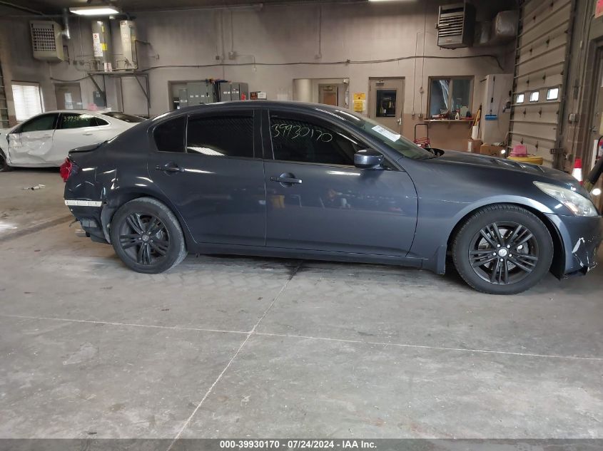2010 Infiniti G37X VIN: JN1CV6AR8AM457411 Lot: 39930170