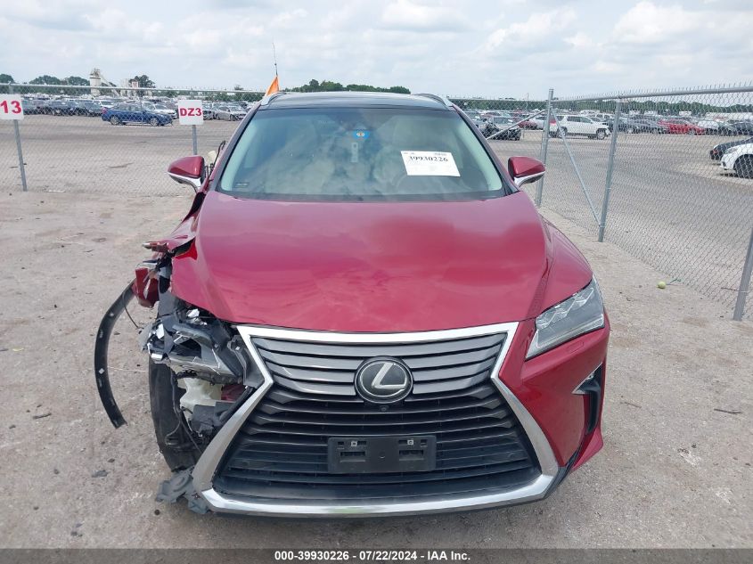 2017 Lexus Rx 350 VIN: 2T2ZZMCA7HC041103 Lot: 39930226