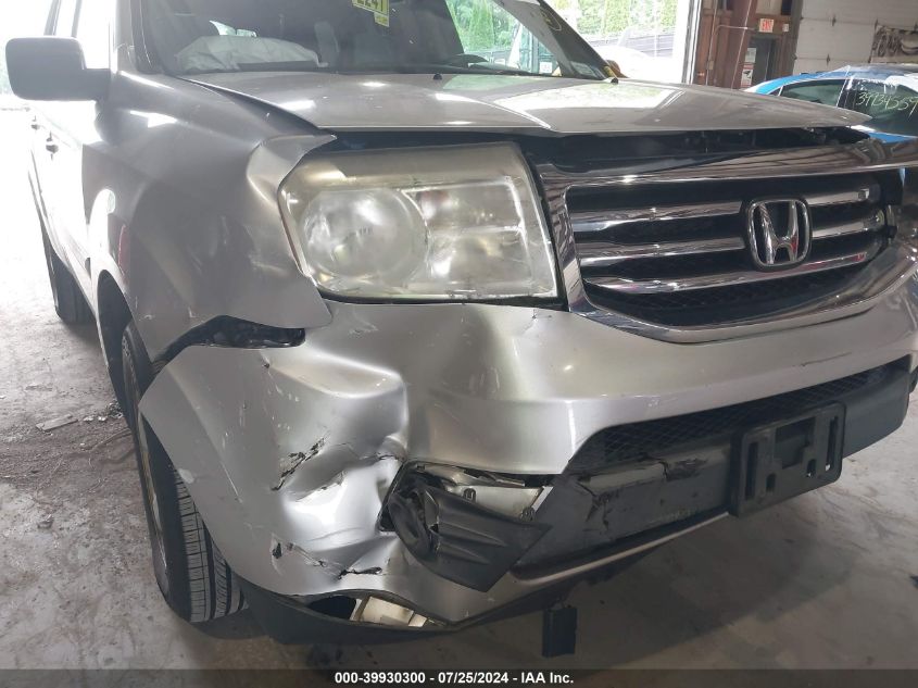 2012 Honda Pilot Lx VIN: 5FNYF4H24CB071173 Lot: 39930300