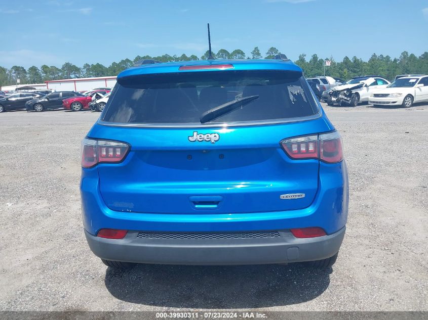 2017 Jeep New Compass Latitude Fwd VIN: 3C4NJCBB8HT658506 Lot: 39930311