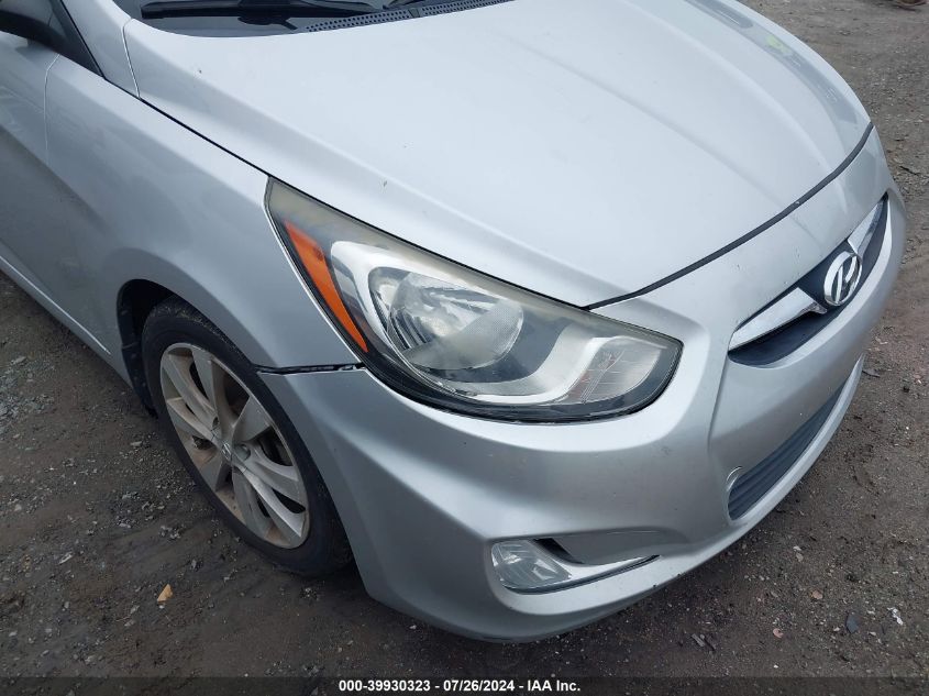 2012 Hyundai Accent Se VIN: KMHCU5AE7CU026841 Lot: 39930323