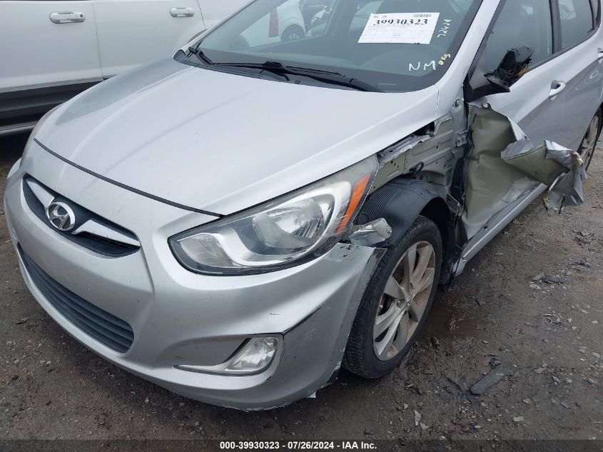 2012 Hyundai Accent Se VIN: KMHCU5AE7CU026841 Lot: 39930323