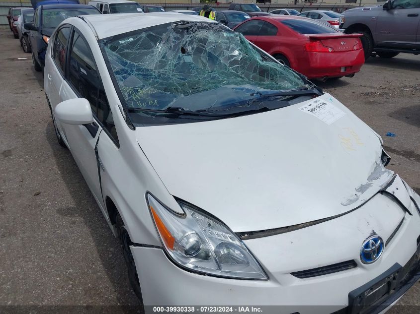 2013 Toyota Prius Two VIN: JTDKN3DU6D5574054 Lot: 39930338