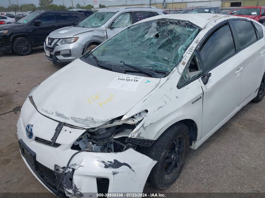 2013 Toyota Prius Two VIN: JTDKN3DU6D5574054 Lot: 39930338