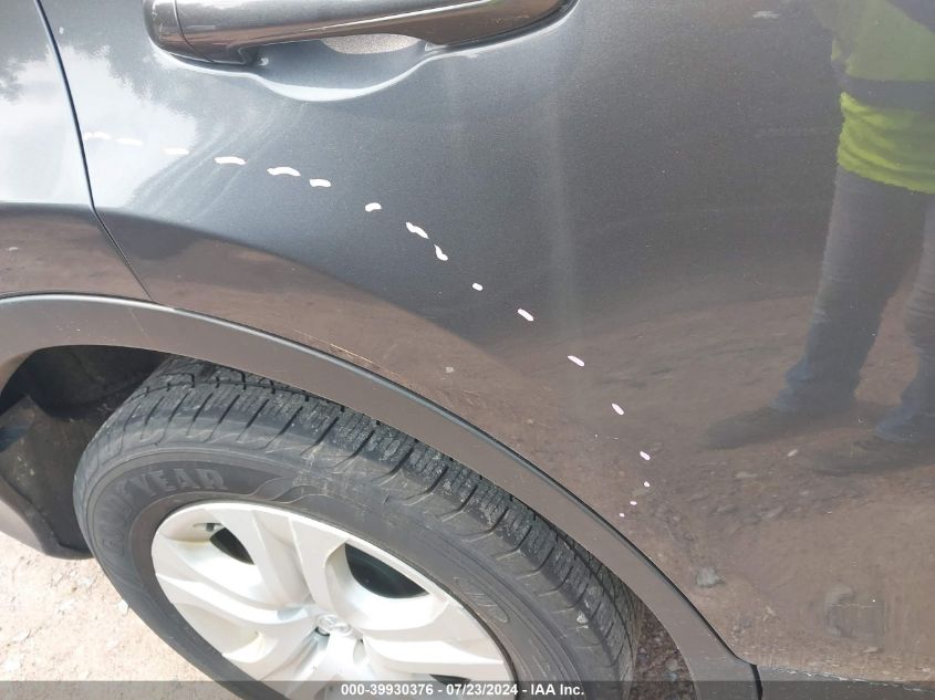 2015 Toyota Rav4 Le VIN: JTMBFREVXFD159190 Lot: 39930376