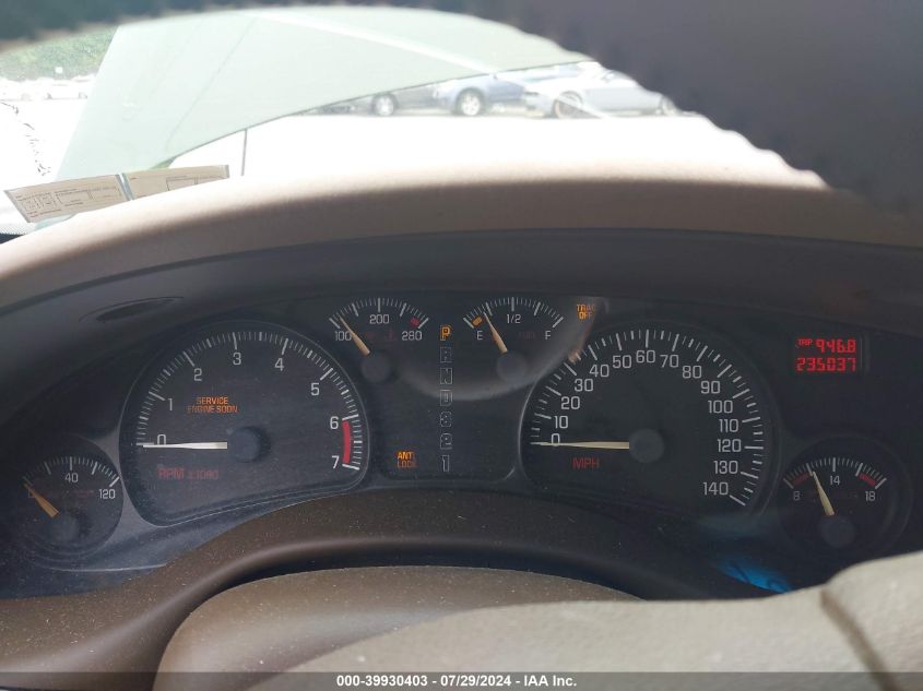 2000 Pontiac Bonneville Sle VIN: 1G2HY54KXY4266056 Lot: 39930403