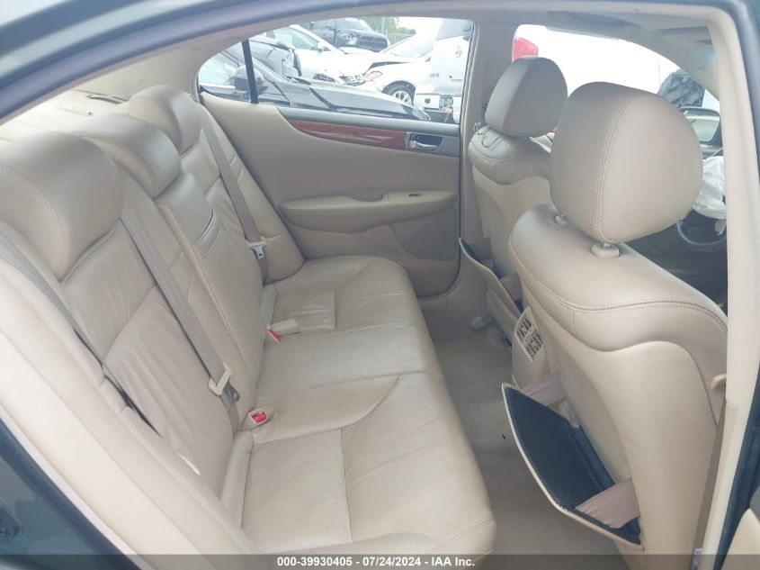 2005 Lexus Es 330 VIN: JTHBA30G855117872 Lot: 39930405