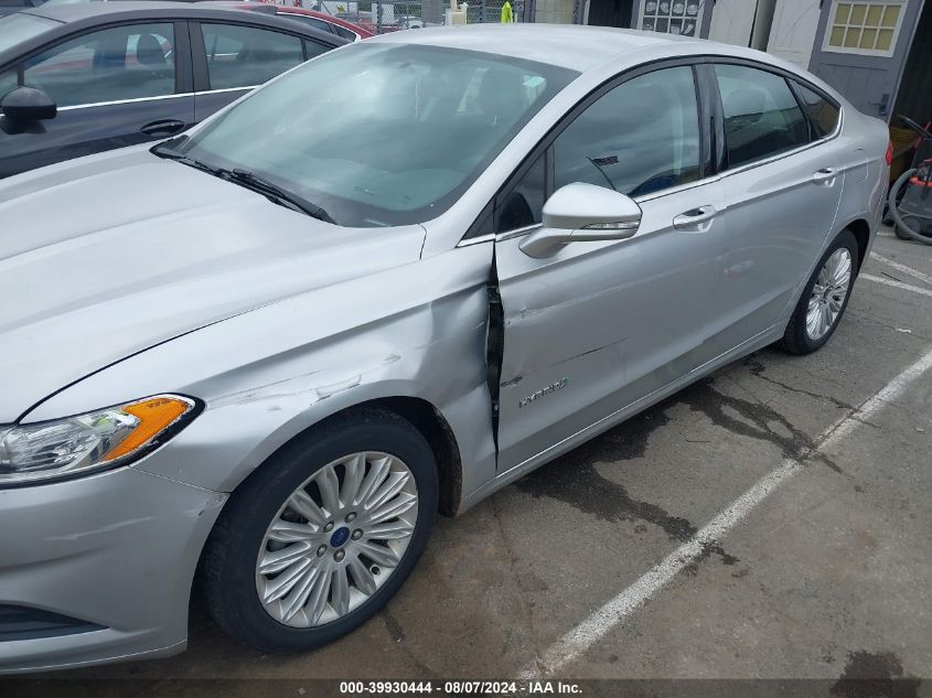 2014 Ford Fusion Hybrid Se VIN: 3FA6P0LU5ER397982 Lot: 39930444