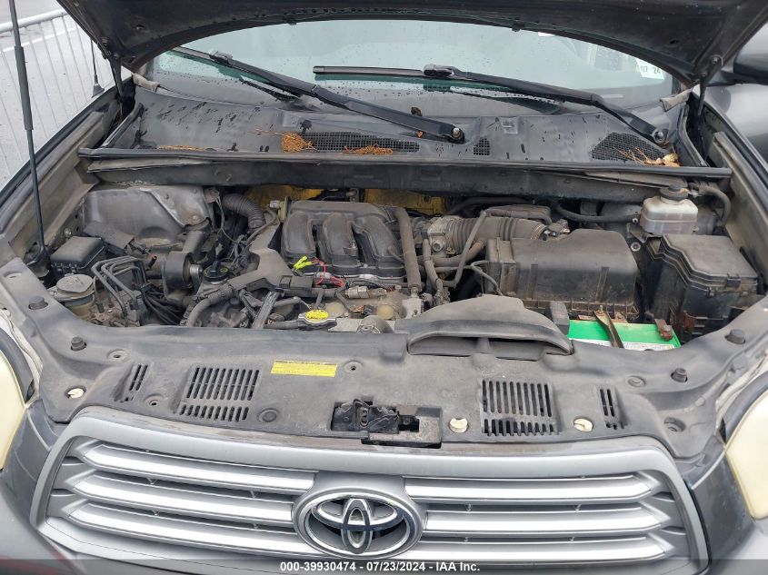 2008 Toyota Highlander VIN: JTEDS41A182025138 Lot: 39930474