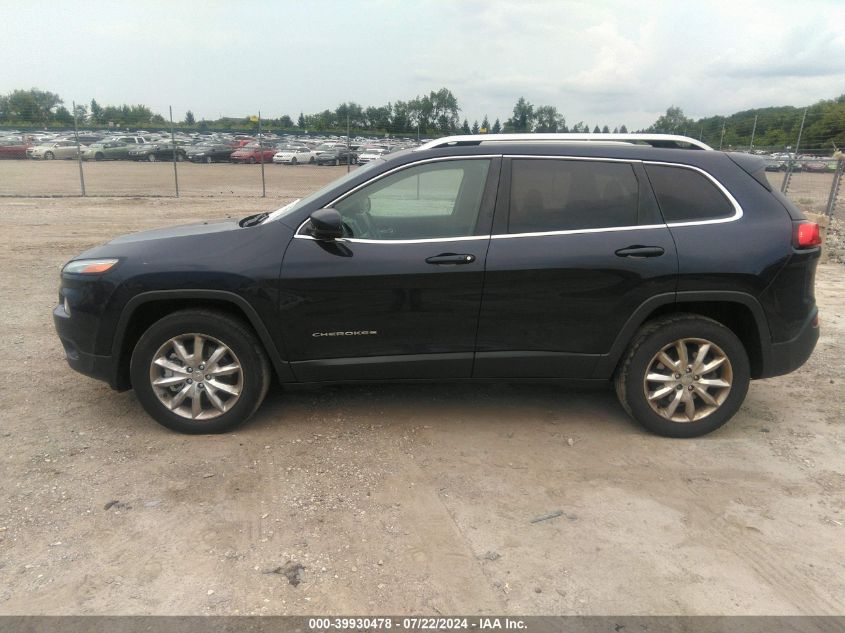 2014 Jeep Cherokee Limited VIN: 1C4PJMDS5EW269744 Lot: 39930478